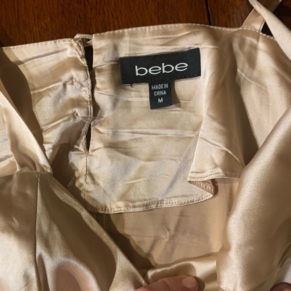 Absolutely gorgeous authentic Bebe, size M, 100% silk top, must have, like new! - Picture 2 of 4
